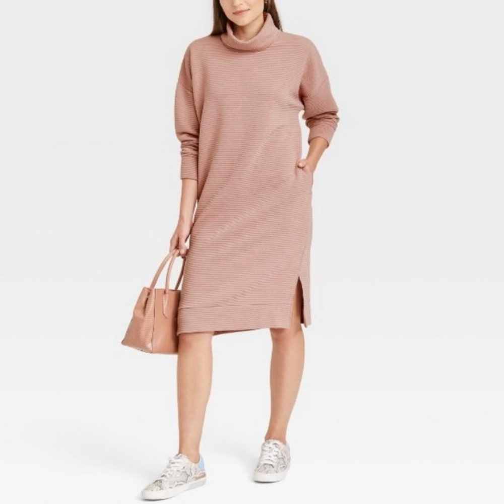 Cutesy Pink Winter Dress XL - XXL